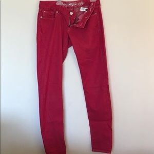 Red jeans